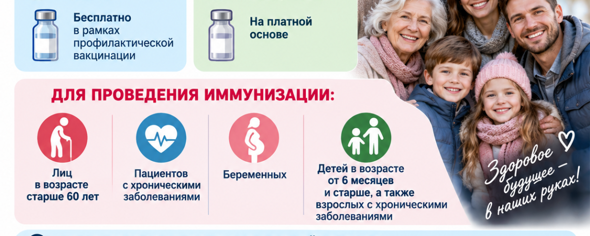 Начата кампания по ВАКЦИНАЦИИ населения!